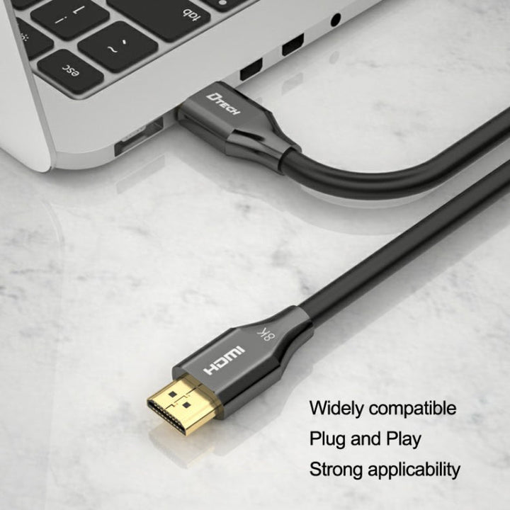 Lisslune | DTECH HDMI 8K 60Hz HD Optical Fiber Cable TV Display Projector Extension Cable 1m