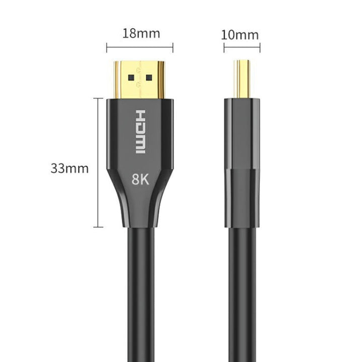 Lisslune | DTECH HDMI 8K 60Hz HD Fiber Optic Cable TV Display Projector Extension Cable 3m