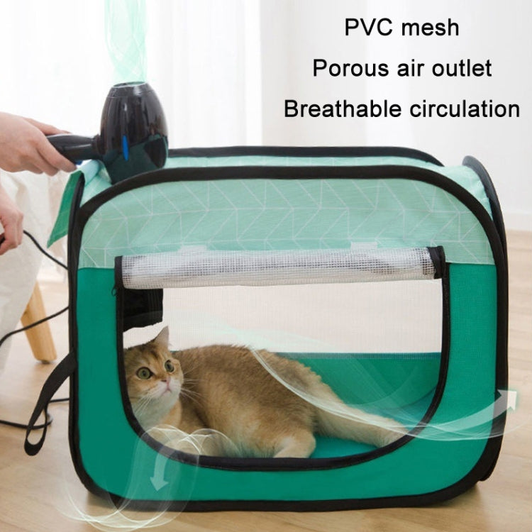 Small Pet Cat & Dog Hair Drying Box, Color: Gray (Medium)
