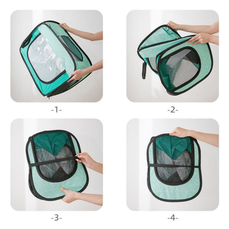 Small Household Animal Cat & Dog Hair Drying Box, Color: Green (Medium)