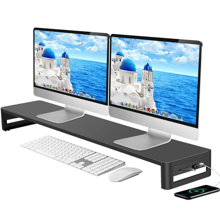 Lisslune | Vaydeer Multifunctional Desktop Extension Monitor Shelf, Specification: Single Layer Model (No USB)