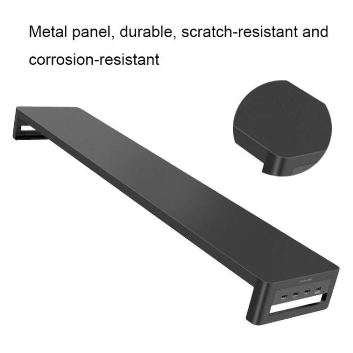 Lisslune | Vaydeer Multifunctional Desktop Extension Monitor Shelf, Specification: Single Layer Model (No USB)