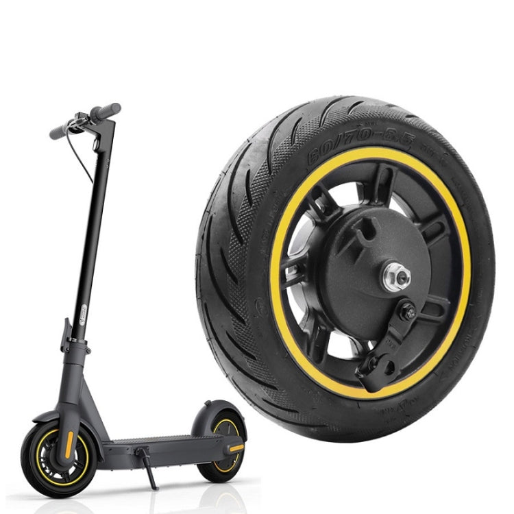 Lisslune | 10 Inch Electric Scooter Front Tire Tubeless for Ninebot MAX G30 (Yellow)