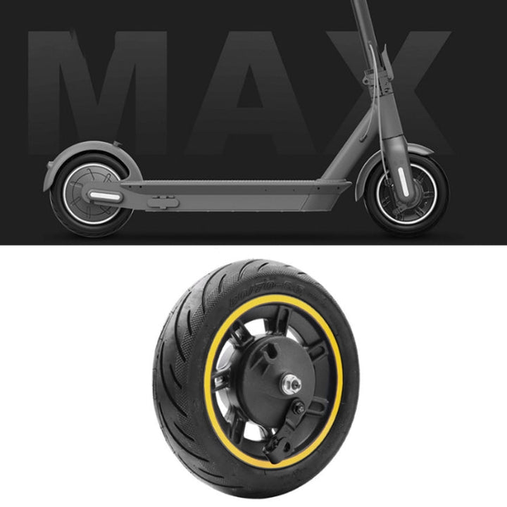 Lisslune | 10 Inch Electric Scooter Front Tire Tubeless for Ninebot MAX G30 (Yellow)