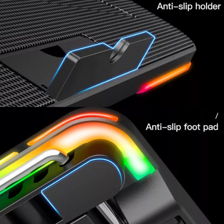 Lisslune | CoolCold F5 Laptop Radiator Holder Office Desk Adjustable Laptop Cooler, Style: Fantasy Edition