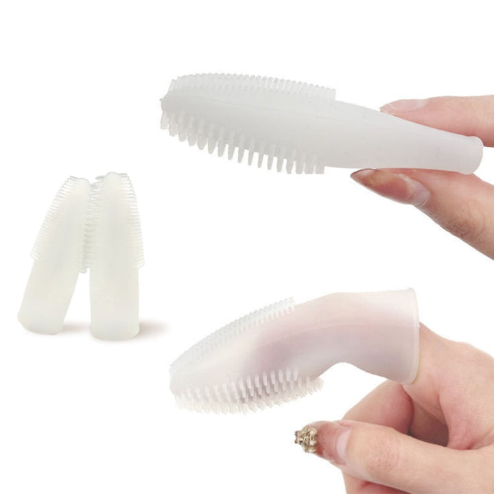 Pet Silicone Teeth Framework Oral Cleaning Toothbrush (Improves White)