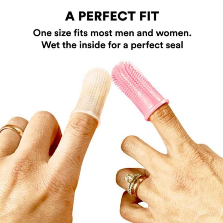 Pet Silicone Teeth Support Structure Mouth Cleaning Toothbrush (Red)