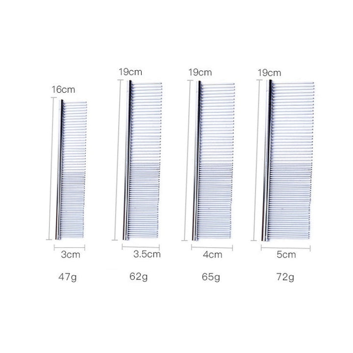 Stainless Steel Pet Comb Pet Hair Comb, Specification: M