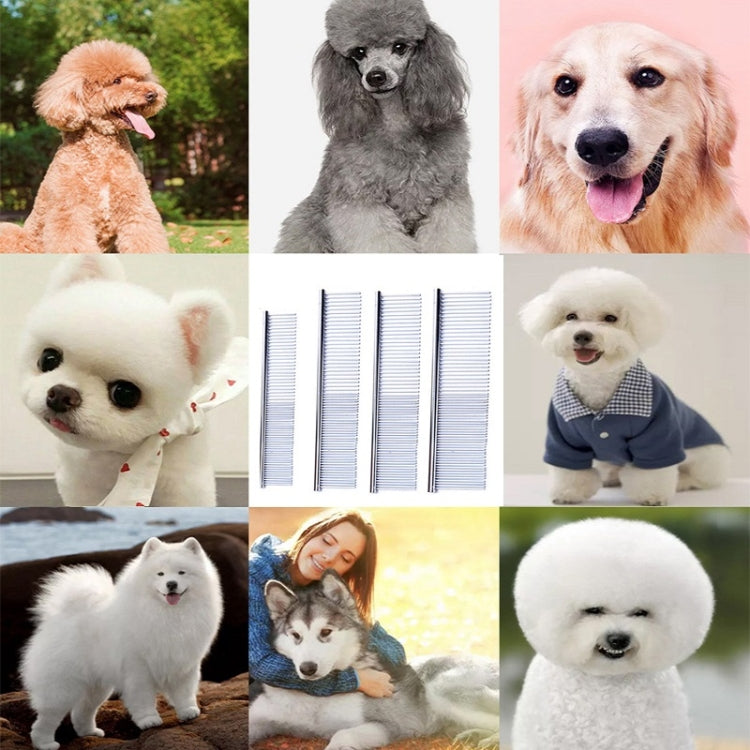 Stainless Steel Pet Comb Pet Hair Comb, Specification: L