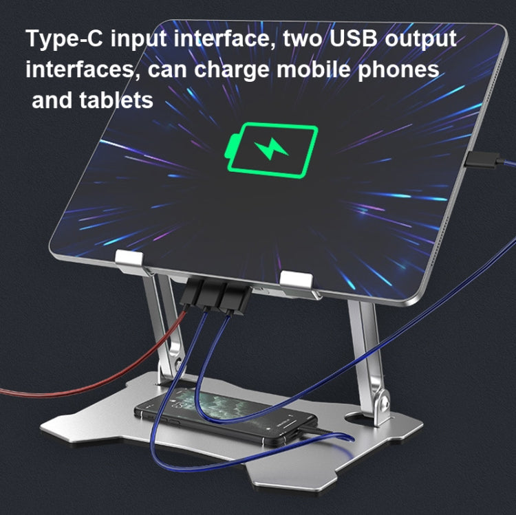 Lisslune | X16 Tablet PC Holder Aluminum Alloy Laptop Cooler with 4 Fans