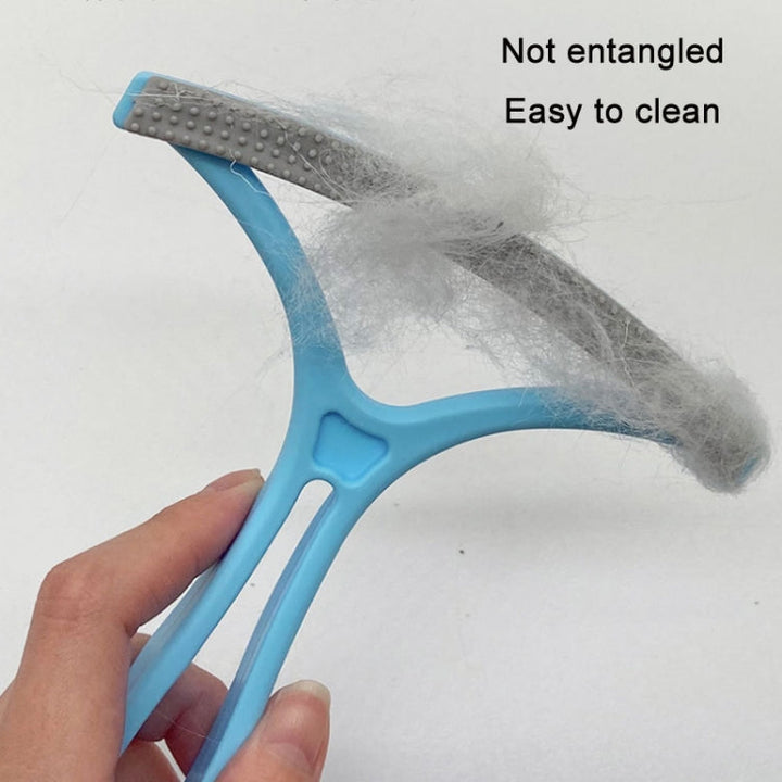 3 PCS Carpet Clothes Sofa Pet Fur Scraper Household Cleaning, Specification: OPP Bag (Blue)