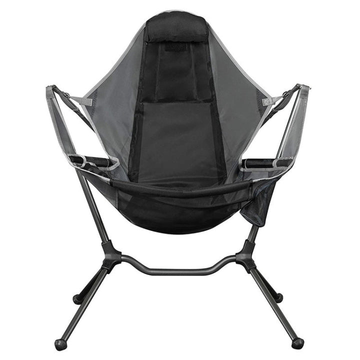 Lisslune | LT32004 Outdoor Portable Folding Rocking Chair(Grey)