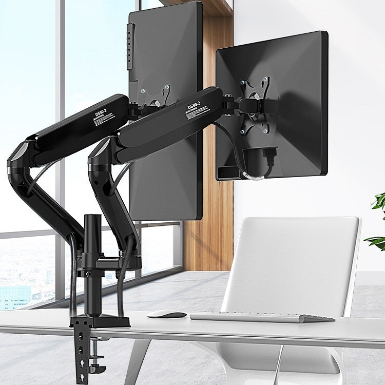 Lisslune | KALOC Computer Monitor Desktop Dual Screen Air Pressure Lift Bracket