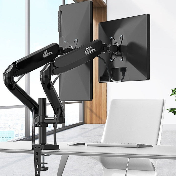 Lisslune | KALOC Computer Monitor Desktop Dual Screen Air Pressure Lift Bracket