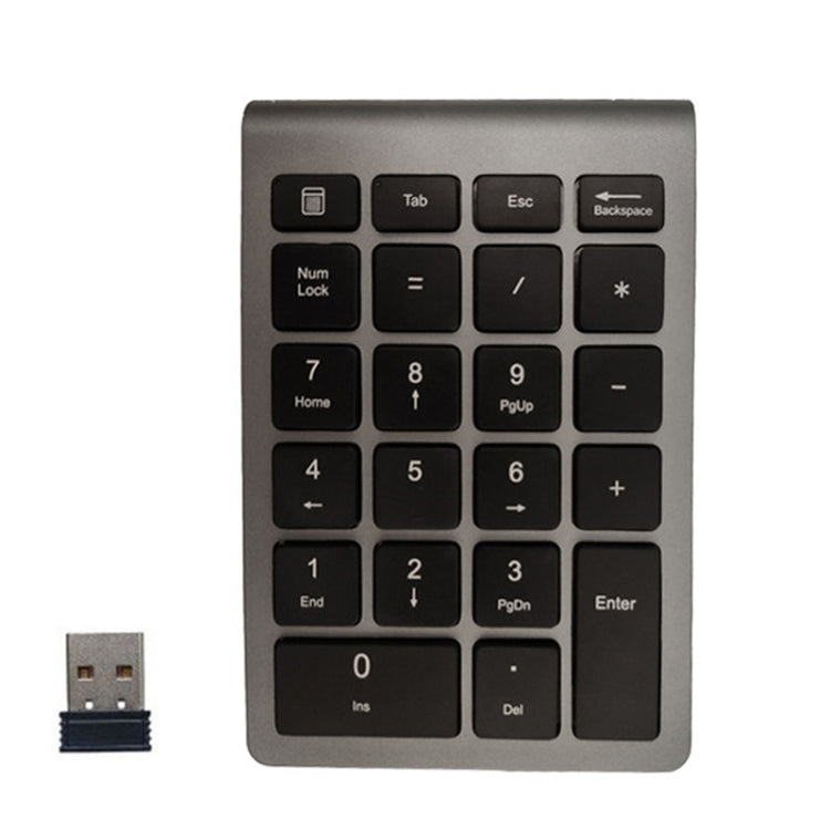 Lisslune | BT304 22 Keys Laptop Mini Wireless Keyboard, Specification: 2.4G (Gray)