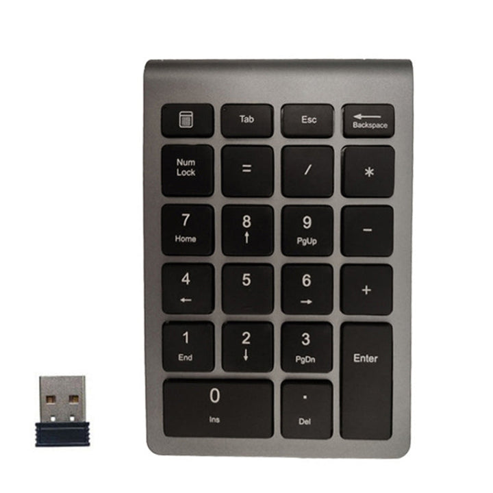 Lisslune | BT304 22 Keys Laptop Mini Wireless Keyboard, Specification: 2.4G (Gray)
