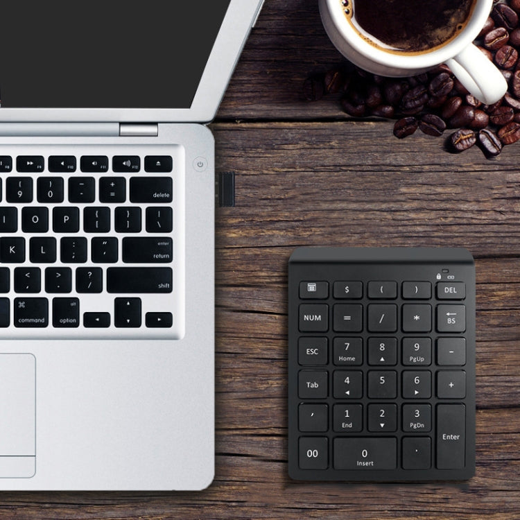 Lisslune | BT302 28 Keys Laptop Mini Wireless Keyboard, Specification: 2.4G (Gray)