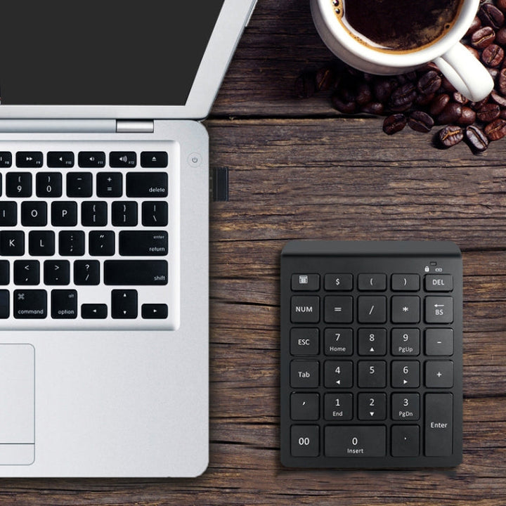 Lisslune | BT302 28 Keys Laptop Mini Wireless Keyboard, Specification: 2.4G (Gray)