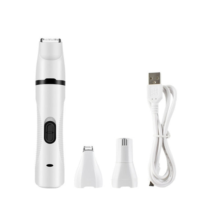 Pet USB Electric Shaver Dog Hair Trimmer Nail Polisher