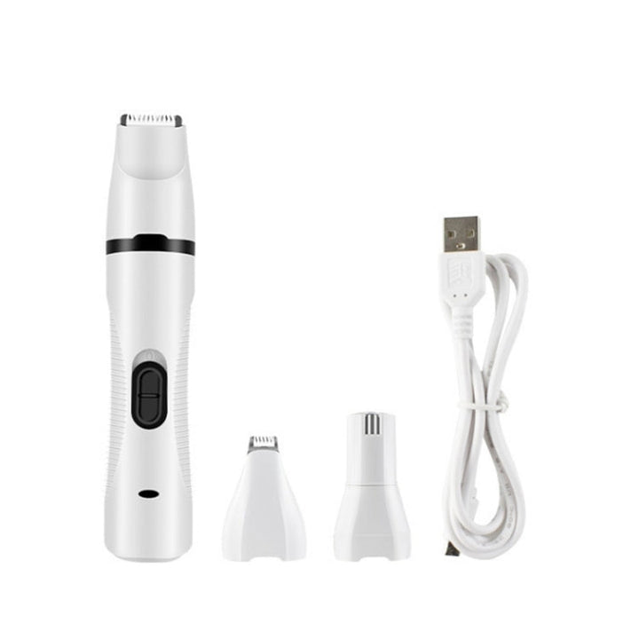 Pet USB Electric Shaver Dog Hair Trimmer Nail Polisher