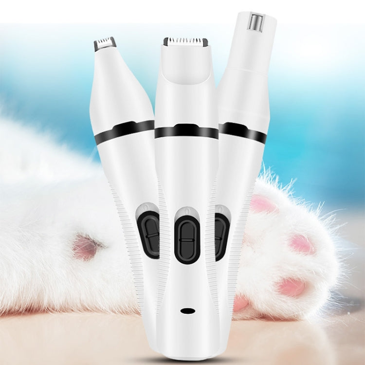 Pet USB Electric Shaver Dog Hair Trimmer Nail Polisher