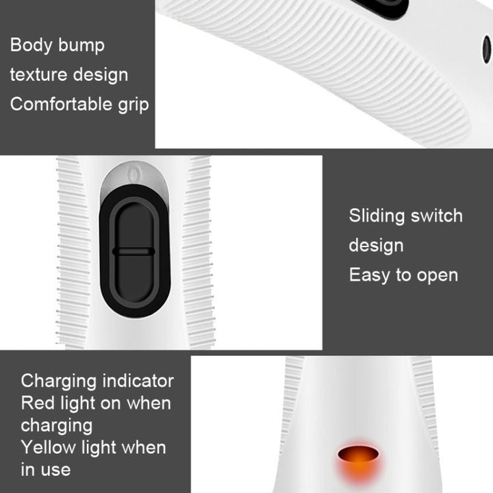 Pet USB Electric Shaver Dog Hair Trimmer Nail Polisher