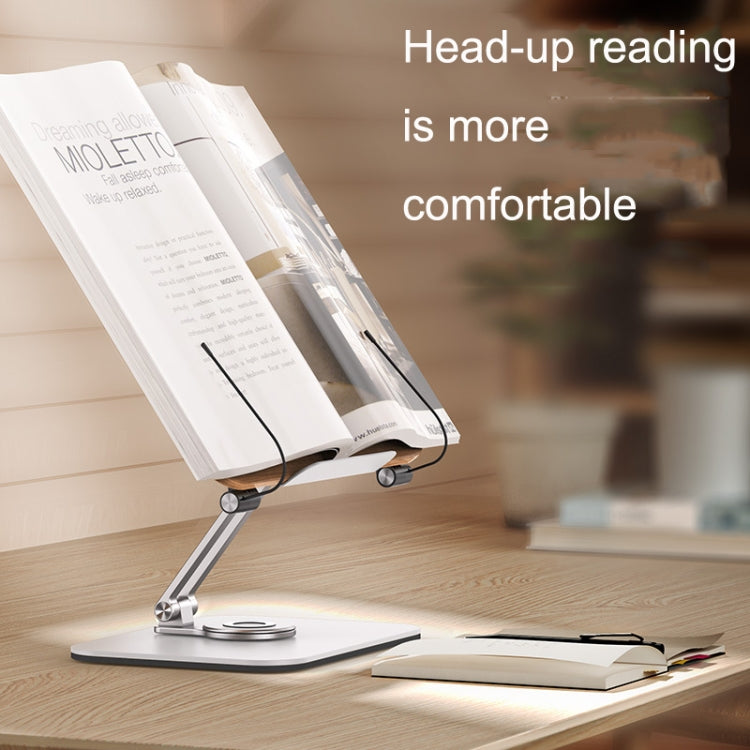 Lisslune | R04 Reading Shelf Desktop 360-Degree Rotation Multifunctional Liftable Tablet Stand
