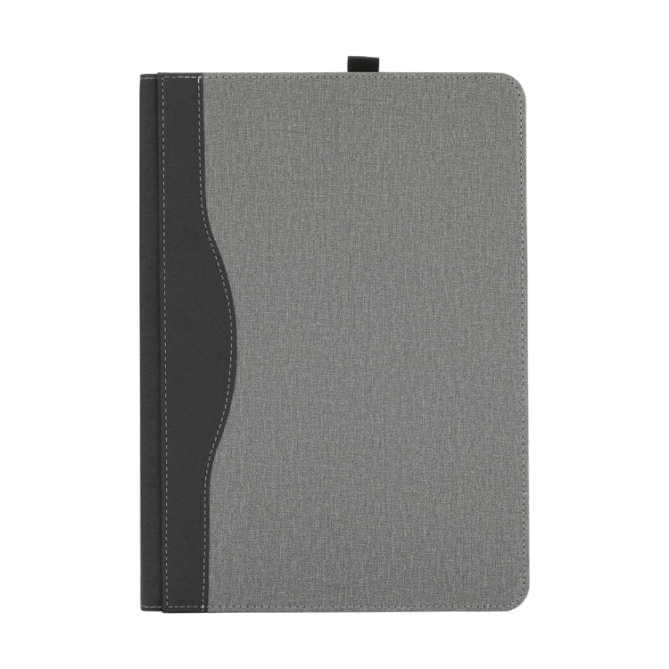 Lisslune | Leather All-in-One Anti-Drop Protective Case for Microsoft Surface Laptop Studio (Cotton Fabric Texture - Light Gray)