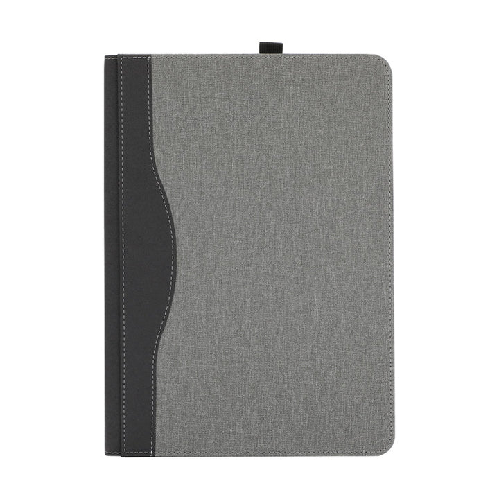 Lisslune | Leather All-in-One Anti-Drop Protective Case for Microsoft Surface Laptop Studio (Cotton Fabric Texture - Light Gray)