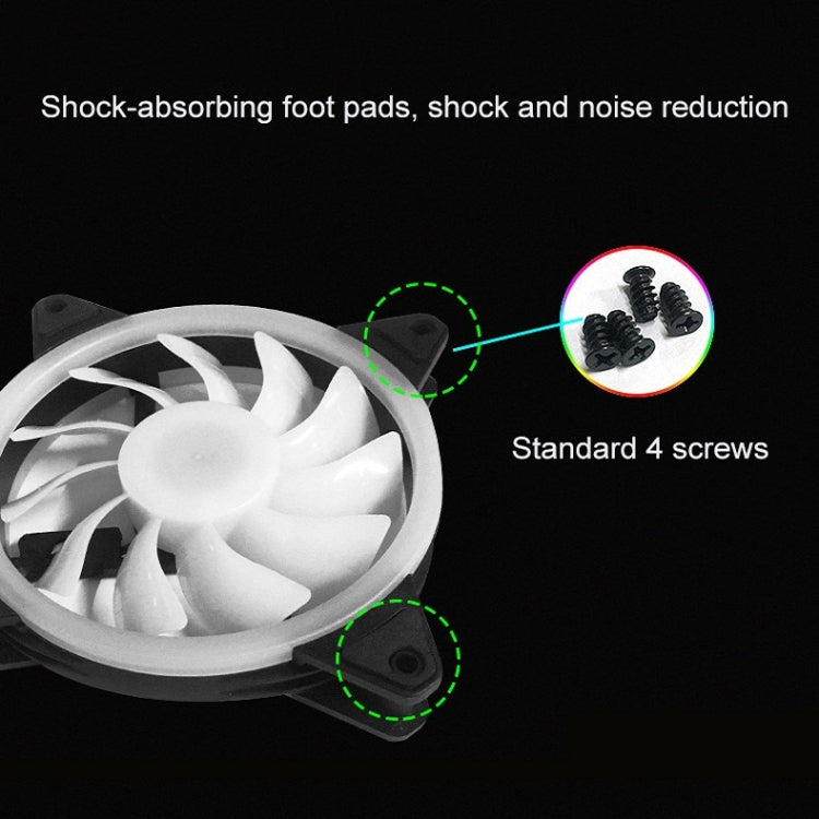 Lisslune | Computer CPU RGB glowing cooler 4 fans + remote control