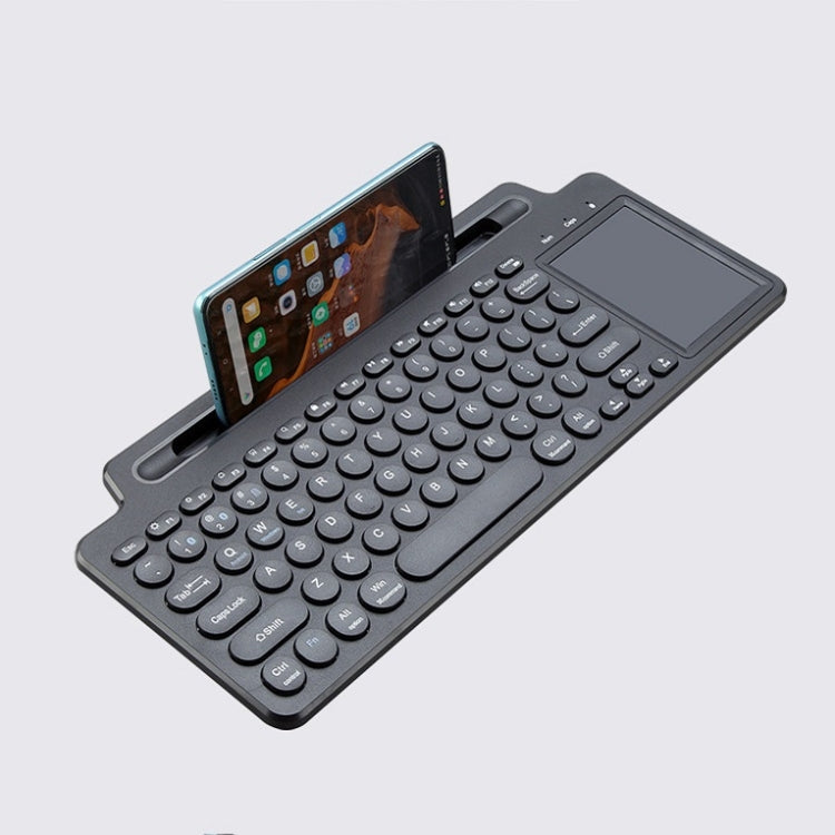 Lisslune | 2.4G Bluetooth Wireless Keyboard with Card Slot Holder with Touchpad