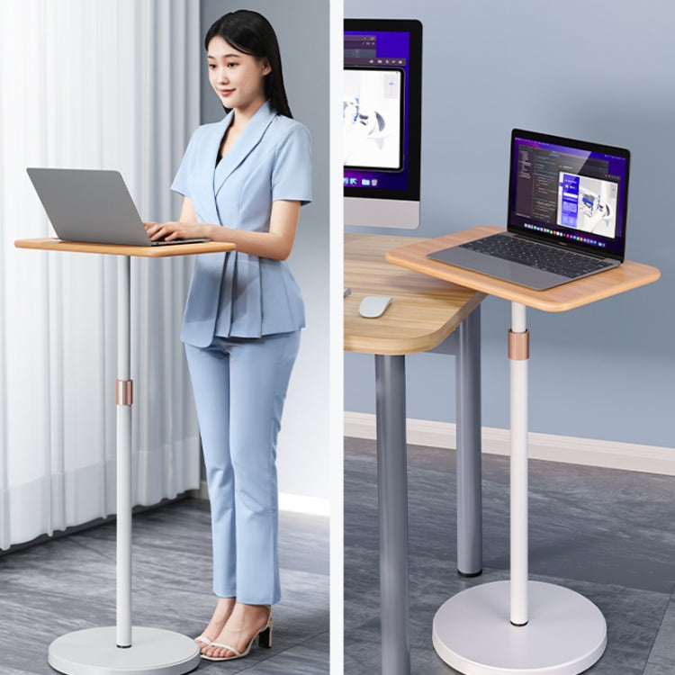Lisslune | SSKY L42 Laptop Stand Landing Workbench Computer Height Frame, Color: Walnut