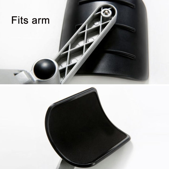 Lisslune | Aluminium alloy computer desk wrist support armrest, Color: Height adjustable gray