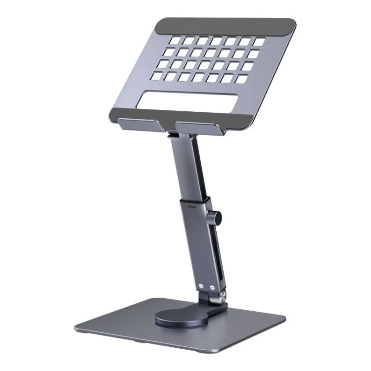 Lisslune | JUNDNE H06 Desktop Foldable Phone Holder Portable Telescopic Rotating Tablet Stand (Dark Gray)