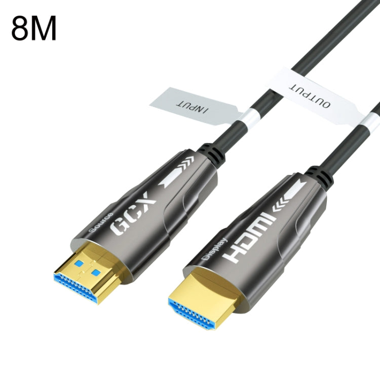 Lisslune | HDMI 2.0 Male to HDMI 2.0 Male 4K HD Active Optical Cable, Cable Length: 8m