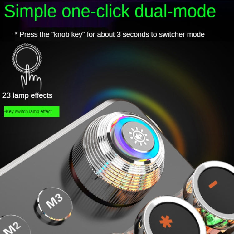 Lisslune | K820 104 Keys Retro Punk Coating Button Illuminated Wired Green Shaft Keyboard, Cable Length: 1.6m, Style: Running Lights (White)