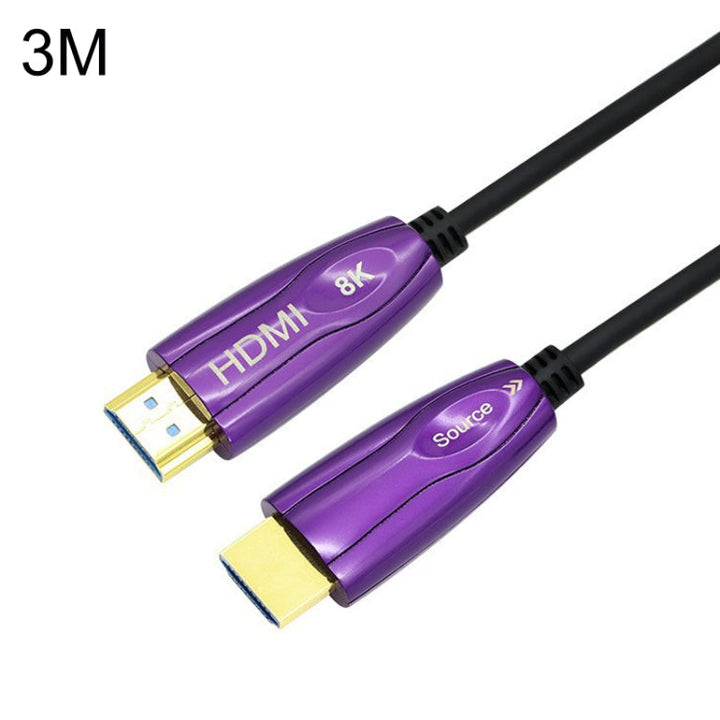 Lisslune | HDMI 2.1 8K 60HZ HD Active Optical Cable Computer Monitor Conversion Cable, Cable Length: 3m