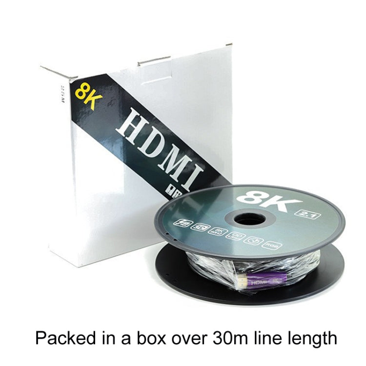 Lisslune | HDMI 2.1 8K 60HZ HD Active Optical Cable Computer Monitor Converter Line, Cable Length: 70m