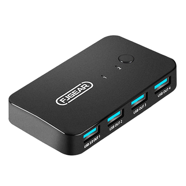 Lisslune | FJGEAR2 FJ-U302 3 In 2 Out USB Shared Shared Switch Expander With Desktop Controller Cable
