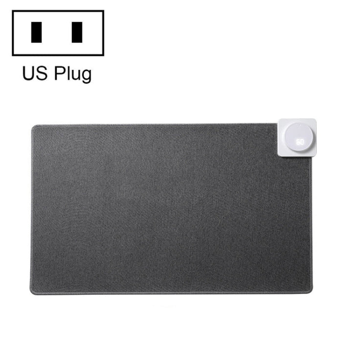 Lisslune | Joyroom JR-CY335 220V Smart Office Desktop Heating Thermostatic Mouse Pad, US Plug, Size: 60x36cm (Dark Gray)