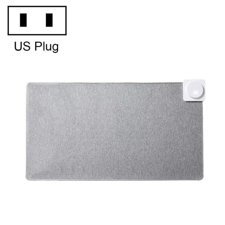 Lisslune | Joyroom JR-CY335 220V Smart Office Desktop Heating Thermostat Mouse Pad, US Plug, Size: 60x36cm (Light Gray)
