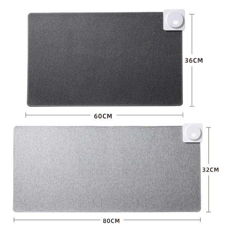 Lisslune | Joyroom JR-CY335 220V Smart Office Desktop Heating Thermostatic Mouse Pad, US Plug, Size: 80x32cm(Dark Gray)