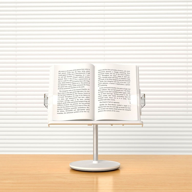 Lisslune | AP-4HB Desktop Non-slip Stable Tablet Reading Holder (White)