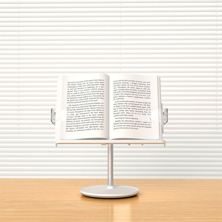 Lisslune | AP-4HB Desktop Non-slip Stable Tablet Reading Holder (White)