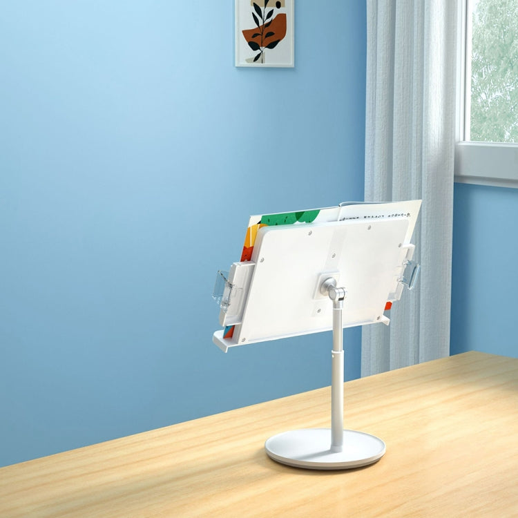 Lisslune | AP-4HB Desktop Non-slip Stable Tablet Reading Holder (White)