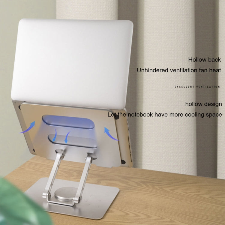 Lisslune | Multifunctional Desktop Foldable Rotatable Laptop Cooling Stand, Spec: SP-086 (Gray)
