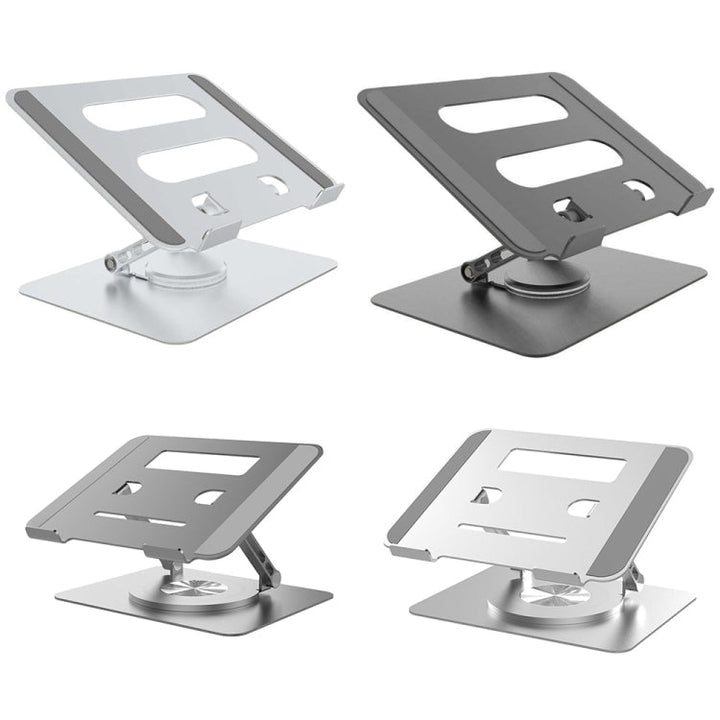 Lisslune | Multifunctional Desktop Foldable Rotatable Laptop Cooling Stand, Spec: SP-086 (Gray)