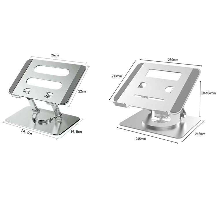 Lisslune | Multifunctional Desktop Foldable Rotatable Laptop Cooler Stand, Specification: SP-88 (Gray)