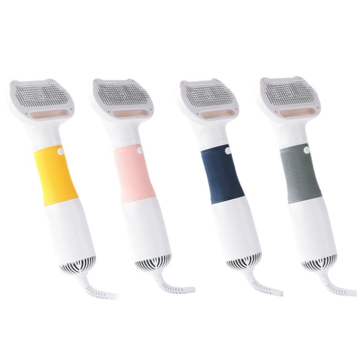 3 in 1 600W Pet Electric High Wind Hair Removal Blow Combs, Specification: US Plug 110V (Pink)