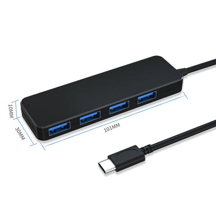 Lisslune | AC3-L43 Type-c/USB-c USB2.0 120cm 4 Ports expansion dock notebook high-speed HUB